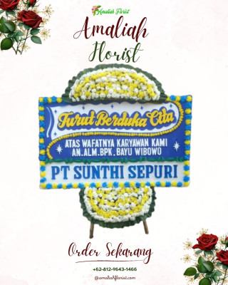 Papan Bunga Duka di Mangkung