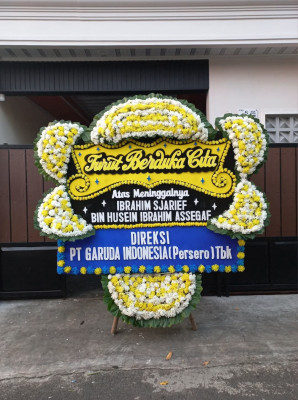 Papan Bunga Duka di Mangkung