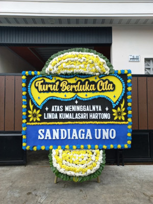 Papan Bunga Duka di Mangkung